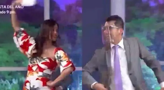 Los trujillanos Maju Mantilla y Ángelo Fukuy unieron fuerzas en En boca de todos para mostrar una gran interpretación del conocido baile de su tierra.