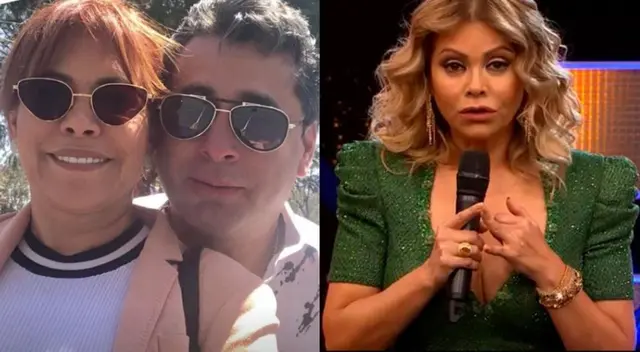 Jessica Newton se molestó después que América Hoy especulara que Alfredo Zambrano, aún esposo de Magaly Medina, estaría en El Artista del Año.