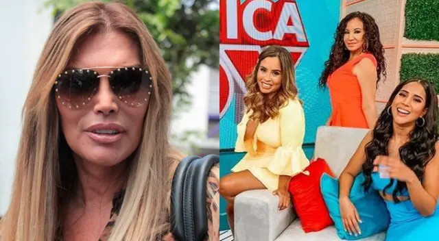 Jessica Newton se molestó después que América Hoy especulara que Alfredo Zambrano, aún esposo de Magaly Medina, estaría en El Artista del Año. Jessica Newton se molestó después que América Hoy especulara que Alfredo Zambrano, aún esposo de Magaly Medina, estaría en El Artista del Año.