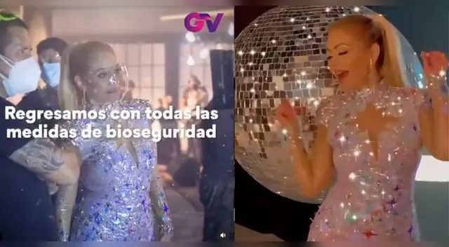 Así luce el set de el gran show de Gisela Valcárcel.