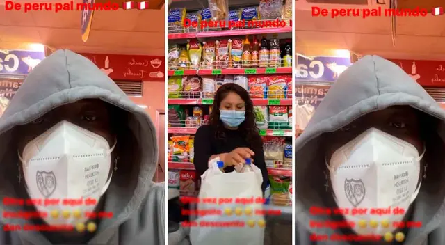 Luis Advíncula hizo de las suyas en un mercado.