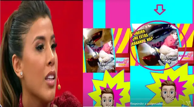 Yahaira Plasencia intentó pasar desapercibida escondiéndose en intervención policial.