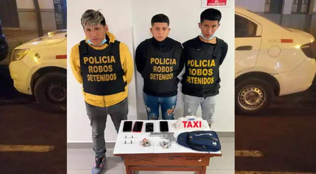 Los detenidos tienen antecedentes policiales