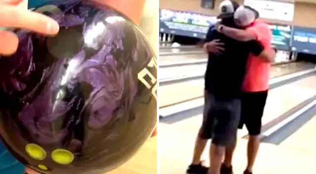 El campeón realizó un juego perfecto de 300 puntos en nombre de su padre.
