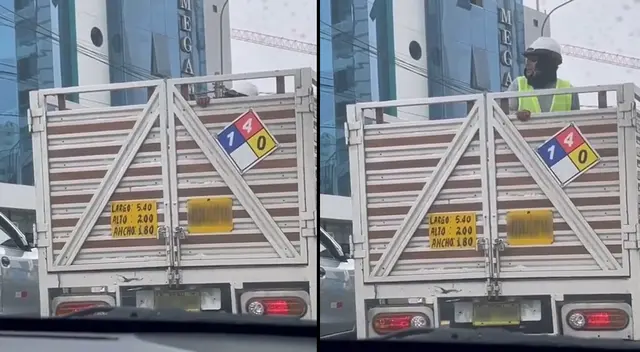 Peculiar video del usuario se viralizó en las redes sociales. Peculiar video del usuario se viralizó en las redes sociales.