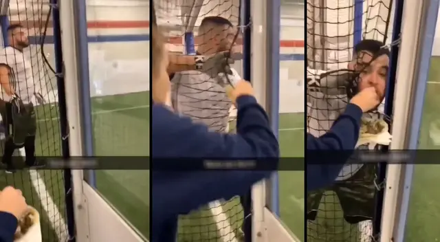 Peculiar video del portero se viralizó en las redes sociales. Peculiar video del portero se viralizó en las redes sociales.