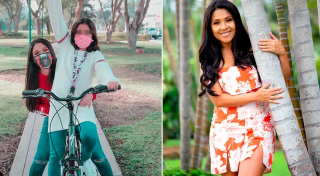 Tula Rodríguez disfruta de la compañía de su hija. Tula Rodríguez disfruta de la compañía de su hija.