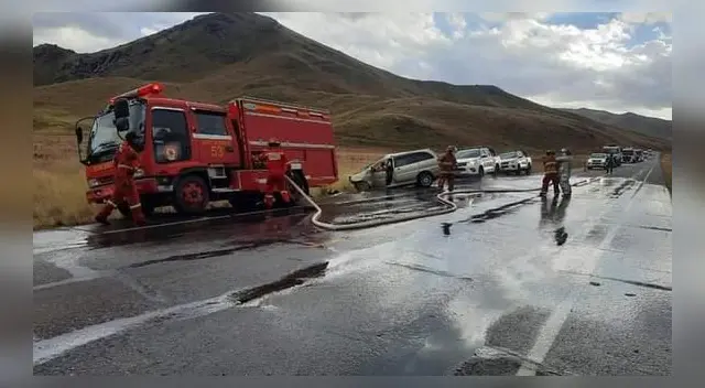 Choque dejó como saldo dos personas fallecidas en carretera de Puno. Choque dejó como saldo dos personas fallecidas en carretera de Puno.