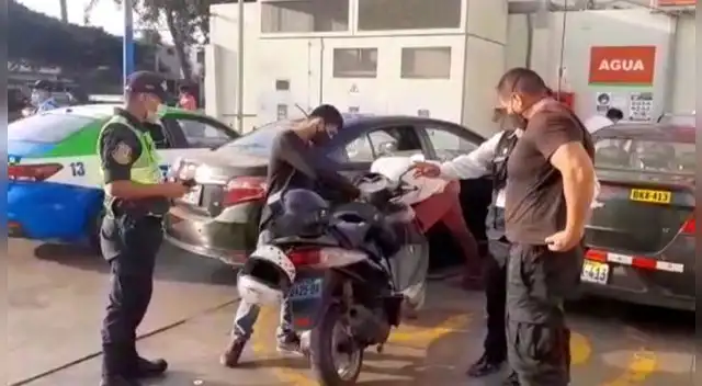 Sujeto fue trasladado a la comisaría Sujeto fue trasladado a la comisaría