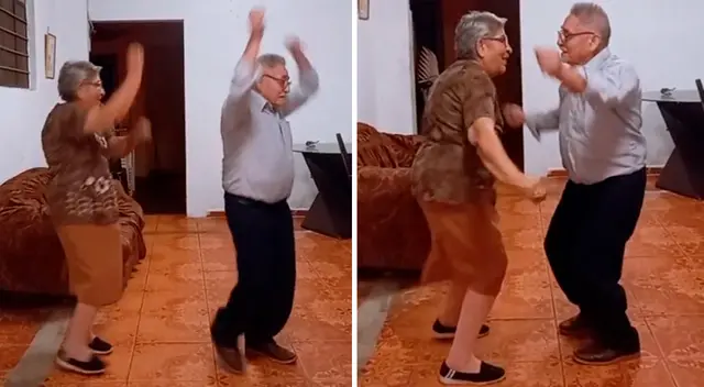 “Nos divertimos mucho haciendo este baile, espero que les guste”, escribió la pareja desde la cuenta @victor_rita11 de TikTok.