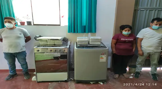 Los detenidos, artefactos y la droga Los detenidos, artefactos y la droga