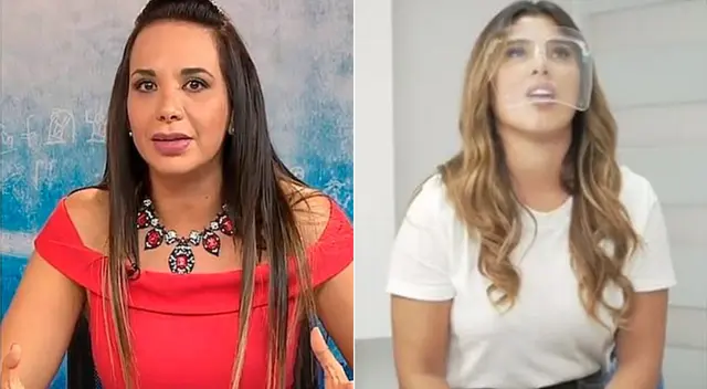 Mónica Cabrejos cuadra a Yahaira Plasencia.