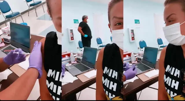 La cantante Leslie Shaw se encuentra radicando en Miami hace más de un año y compartió su proceso al vacunarse contra la COVID-19.