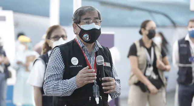 Titular del Minsa, Óscar Ugarte, será vacunado contra el coronavirus este miércoles 5 de mayo. Titular del Minsa, Óscar Ugarte, será vacunado contra el coronavirus este miércoles 5 de mayo.