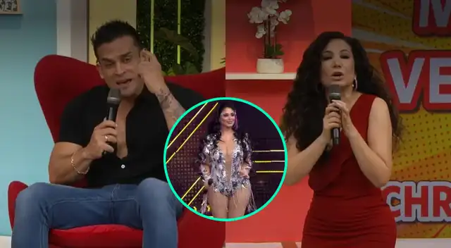 Christian Dominguez aseguró que Pamela Franco le pidió que deje de llamar “comadre” a Janet Barboza en América Hoy. Christian Dominguez aseguró que Pamela Franco le pidió que deje de llamar “comadre” a Janet Barboza en América Hoy.