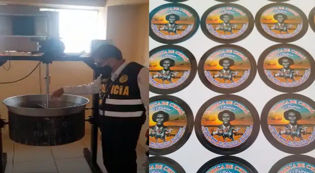 La PNP en el local y los"Chimos" listos para su venta