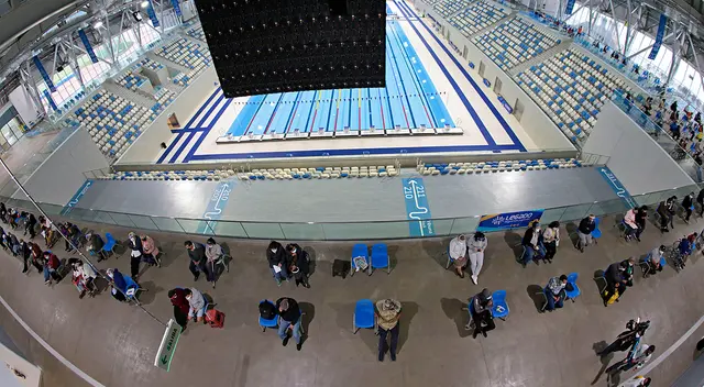 Velódromo y Centro Acuático serán sedes de vacunación a adultos mayores Velódromo y Centro Acuático serán sedes de vacunación a adultos mayores