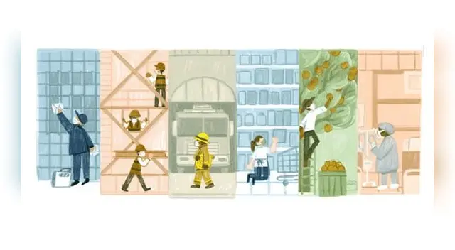 Día del Trabajador: Google celebra el 1 de mayo con un doodle en homenaje a los trabajadores.