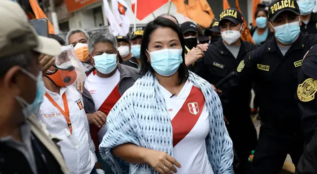 Keiko se pronunció por su frase