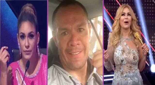 Tilsa Lozano advierte a Jackson Mora desde El artista del año. Tilsa Lozano advierte a Jackson Mora desde El artista del año.