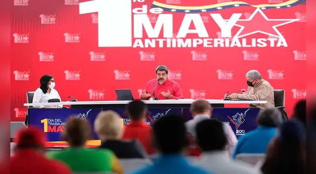 Nicolás Maduro destacó el modelo chavista aplicado en este siglo XXI en Venezuela. Foto: Prensa Miraflores/EFE