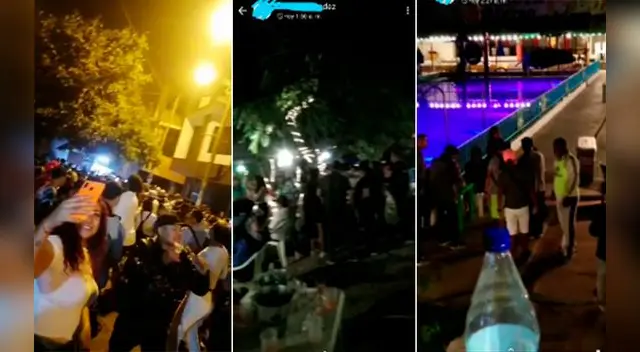 Fiestas, que están prohibidas, se realizaron sin uso de mascarilla ni distanciamiento.
