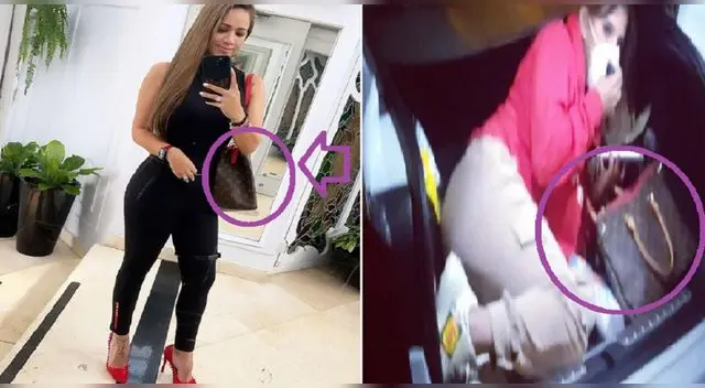 Melissa Klug se luce con bolso de Louis Vuitton parecido al de Yahaira Plasencia.