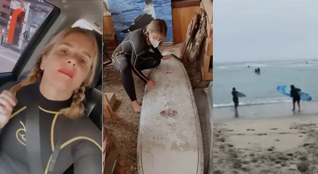 Johanna San Miguel vuelve al surf.