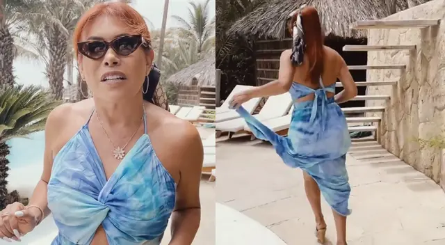 Magaly Medina huye de sus problemas con divertido video: “¡Terminamos!”