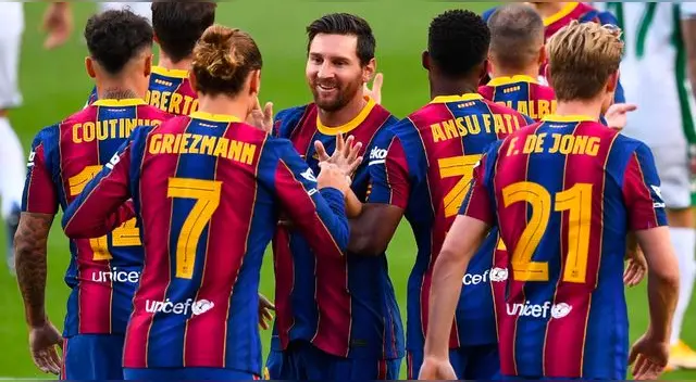 Barcelona confía en Messi para alcanzar el título de la Liga. Barcelona confía en Messi para alcanzar el título de la Liga.