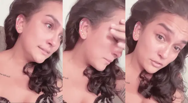 La cantante Daniela Darcourt se conmovió hasta las lágrimas al revelar que no viene pasando un buen momento en su vida.