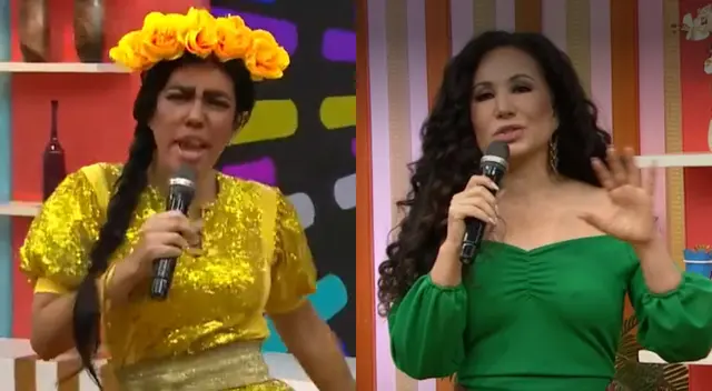 Janet Barboza aseguró que suspendió a Christian Dominguez por 10 días de América Hoy y sorprendió al hacer ingresar a La Pánfila al set. Janet Barboza aseguró que suspendió a Christian Dominguez por 10 días de América Hoy y sorprendió al hacer ingresar a La Pánfila al set.