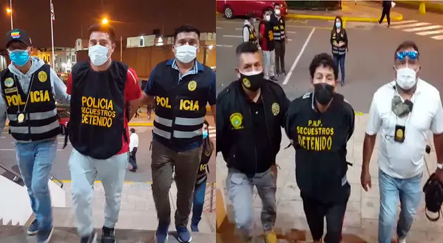 Los detenidos fueron llevados a la Dirincri