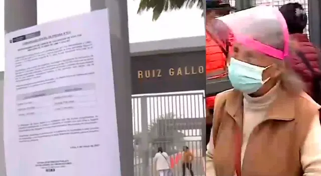 Abuelita se indignó por no recibir la vacuna contra el COVID-19 y derramó lágrimas.