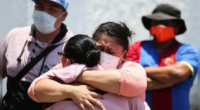 Familiares de victimas de la tragedia