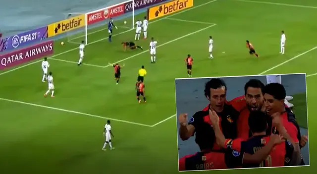 Melgar abrió el marcador ante Paranaense en el segundo tiempo. Melgar abrió el marcador ante Paranaense en el segundo tiempo.