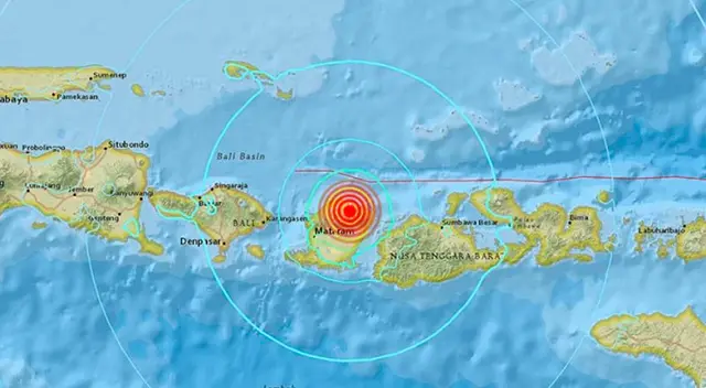 El epicentro se situó a una profundidad de 23,1 kilómetros y a 137 kilómetros. El epicentro se situó a una profundidad de 23,1 kilómetros y a 137 kilómetros.