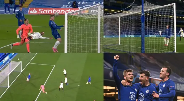 Chelsea abrió el marcador en Londres ante Real Madrid.