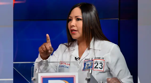 Cecilia Garcia votó a favor del retiro de la AFP durante el Pleno del Congreso.