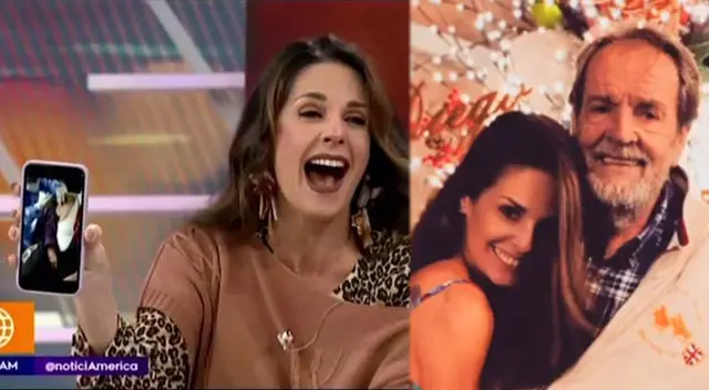 Rebeca Escribens se entera que su padre recibió segunda dosis contra la COVID-19. Rebeca Escribens se entera que su padre recibió segunda dosis contra la COVID-19.