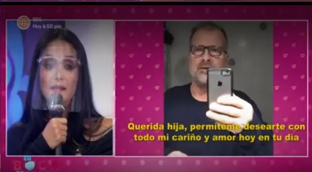 Mariella Zanetti feliz por recuperación de su padre contra el coronavirus. Mariella Zanetti feliz por recuperación de su padre contra el coronavirus.