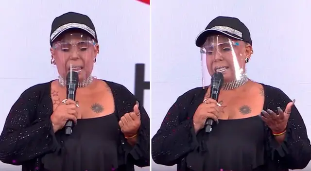 Lucía de la Cruz anuncia con sentidas palabras la muerte de su mamá. Lucía de la Cruz anuncia con sentidas palabras la muerte de su mamá.