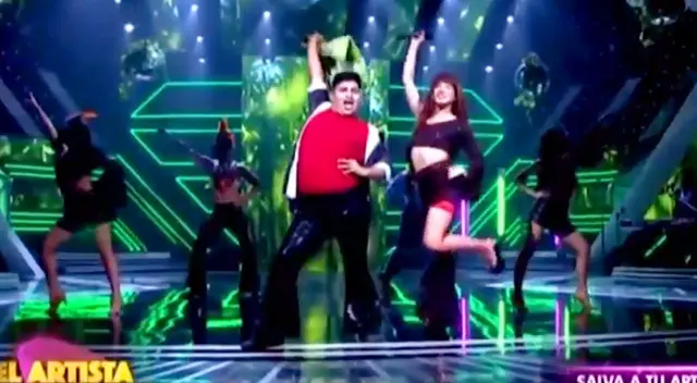 Así fue la espectacular presentación de “La Uchulú” junto a Maykol Show en ‘El Artista del Año’