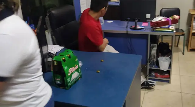 detienen a personal de Salud de Quillabamba tomando licor