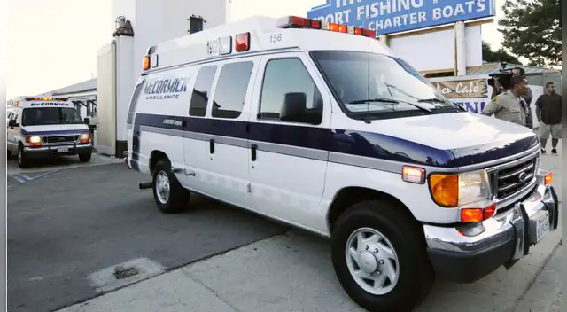 Ambulancias que atendieron emergencia