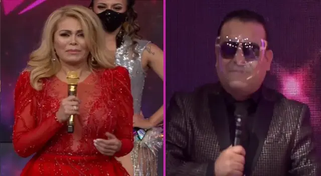 Juan Carlos Orderique acompañaró a Gisela Valcárcel en El artista del año.