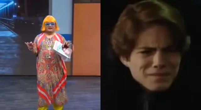 Jorge Benavides llegó al set de JB en ATV para buscar la imitación de “Nandito” cuando se entera quién es su madre en María la del barrio.