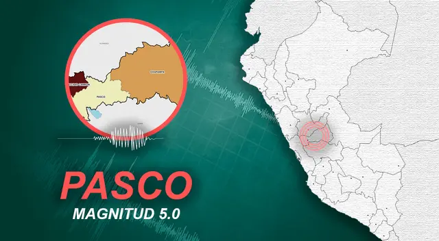 Sismo en Pasco ocurrió a las 10:36 de la mañana de este lunes, según IGP. Sismo en Pasco ocurrió a las 10:36 de la mañana de este lunes, según IGP.