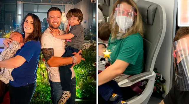 Yiddá y Julián realizan su primer viaje familiar. Yiddá y Julián realizan su primer viaje familiar.