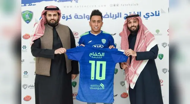 Christian Cueva renovó contrato con Al-Fateh hasta el 2023.